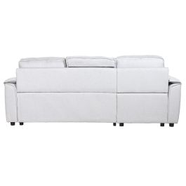 Sofa Cama Moderno DKD Home Decor Gris Claro 153 x 88 x 220 cm