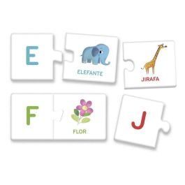 Clementoni Juego Primer Alfabeto: 26 Minipuzles Encajables para Aprender Letras y Palabras en Español. Para +3 años Clementoni Juego Primer Alfabeto: 26 Minipuzles Encajables para Aprender Letras y Palabras en Español. Para +3 años