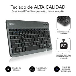 SUBBLIM funda de tablet con teclado bluetooth KeyTab Pro BT Samsung GT A8 10.5 X200/205