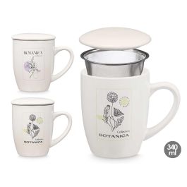 Taza Porcelana Botanica Tapa Filtro Surtidos 340Ml Vessia 12X10CM (24 Unidades) Precio: 73.68999946. SKU: B165J93WRH