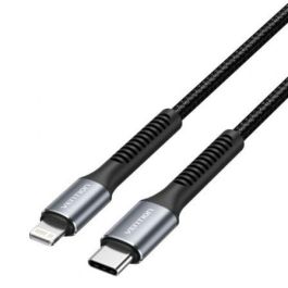 Cable USB Tipo-C Lightning Vention H16BF/ Lightning Macho - USB Tipo-C Macho/ 27W/ 480Mbps/ 1m/ Negro Precio: 6.8848995039. SKU: B15PDWWXMC