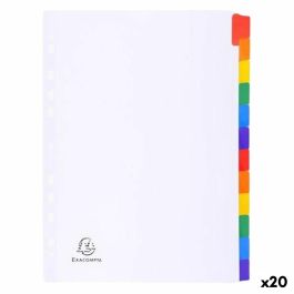 Separadores Exacompta Blanco A4 (20 Unidades) Separadores Exacompta Blanco A4 (20 Unidades)