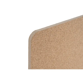 Bi-office Tablero de corcho sin marco ECO doble cara 400x300 mm, sostenible PEFC, con chinchetas, para organizar y decorar