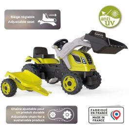 Smoby SMO3032167101327 Tractor de Pedales Farmer Max con Remolque y Pala - Verde Precio: 114.95. SKU: B14WAHB5FN