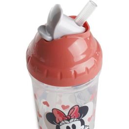 Disney Minnie AAALG28540 | Vaso de Paja Antifugas para Líquidos de Bebés y Niños | Diseño Minnie Mouse - 295 ml