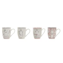 DKD Home Decor Mug Kids Rosa Blanco Porcelana 350ml con Osos (12 Unidades) Apto Microondas y Lavavajillas 8 x 11 x 12 cm Precio: 19.49999942. SKU: B13FB9NH89