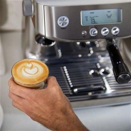 Sage Cafetera Espresso Manual con Molinillo Barista, 3 Segundos, Acero Inoxidable