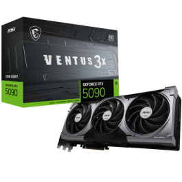 MSI GeForce RTX 5090 VENTUS 3X OC 32GB GDDR7 512-bit PCIe x16 5.0 Tarjeta Gráfica - 912-V530-061
