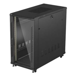 LANBERG Armario Rack FF01-6222-12B, 22U, Independiente, Negro Precio: 472.50000028. SKU: B1497XWE96