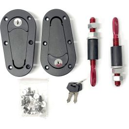 Occ Motorsport Cierre Capot Aero Llave Negro Aluminio Competición OCCRC007