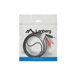 Lanberg Cable Estereo Mini Jack 3.5 mm a RCA (Chinch) 2x, 1.5 m, Negro Precio: 4.49999968. SKU: B1K6Z5HFRA