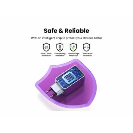 UGREEN Nexode Pro 100W GaN Charger 3 Puertos USB-C y USB-A con Cable USB-C Carga Rápida Universal Negro Gris