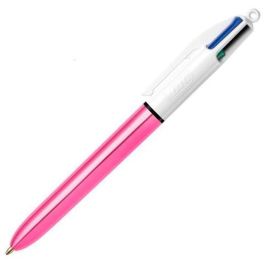 Bic Bolígrafo 4 Colores Shine Silver Cuerpo Blanco-Rosa Metálico Caja 12 Ud Precio: 22.79000031. SKU: S8401599
