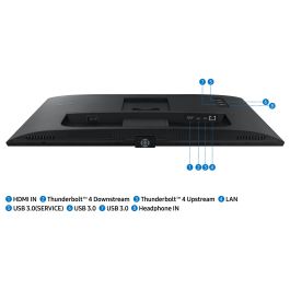 Samsung Monitor ViewFinity S8 S27B800TGU 27" 4K UHD 3840x2160 IPS 5ms HDMI Thunderbolt4 USB-C PD 90W Negro