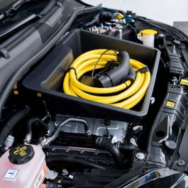 Armster V01792 Frunk para Fiat 500e 2020 - Accesorio organizador de maletero con tapa para cables de carga y accesorios