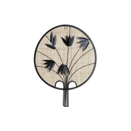 DKD Home Decor Decoracion Pared Oriental Negro Natural 30 x 40 x 2.5 cm 4 Unidades Hierro Precio: 53.99000035. SKU: B1BVF2CAEX