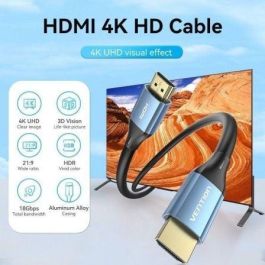 Vention ALHSN Cable HDMI 2.0 4K@60Hz Macho-Macho 15m Azul PVC