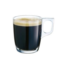 Luminarc Taza Vidrio Nuevo 9 cL Transparente Templado Extra Resistente Apto Lavavajillas y Microondas Fabricado en Francia