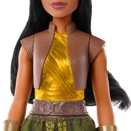 Mattel Hlx22 Muñeca de Moda Articulada Princesa Raya Disney inspirada en la película Raya y el Último Dragón con accesorios