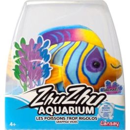 Lansay 51117 LAN3181860511176 Figura Miniatura para Acuario Zhu Zhu - Pez Ángel Real de Cristal