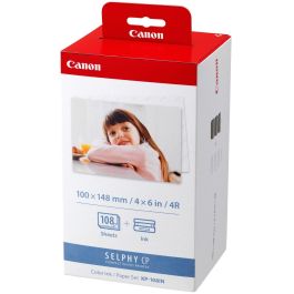 Canon Video-Impresora CP-100 Cart. + Papel Tamaño Postal 10x15cm (108 fotos) Precio: 29.49999965. SKU: S8402867