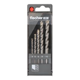Fischer Juego de 5 Brocas de Percusión ø4,00 / 5,00 / 6,00 / 8,00 / 10,00 mm para Hormigón, Mampostería y Piedra Precio: 9.78999989. SKU: B1BJPSPWYL