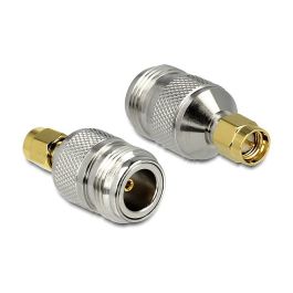 DELOCK Adaptador N Buchse a SMA Stecker, Conector Chapado en Níquel, Carcasa Latón Dorado, Ref. 88837 Precio: 7.8529. SKU: B1AYWB2TDJ