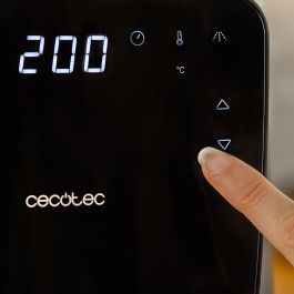 Cecotec Freidora de Aire Cecofry Rain M 5,5L 1550W Negro Panel Táctil 8 Menús Automáticos