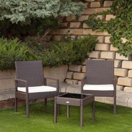 Conjunto de 2 sillones (54,5x56x79 cm) y mesita (43,5 x 39 cm) aktive Conjunto de 2 sillones (54,5x56x79 cm) y mesita (43,5 x 39 cm) aktive