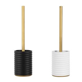 DKD Home Decor Escobillero Glam para Baño Negro Blanco 13x13x38 cm - Pack 4 Unidades Surtido Aleatorio de Resina y PP Precio: 28.35756. SKU: B14J2936SV