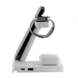 Cargador Inalámbrico Muvit MCWIR0012/ 1xUSB Tipo-C/ 1xUSB/ 20W Cargador Inalámbrico Muvit MCWIR0012/ 1xUSB Tipo-C/ 1xUSB/ 20W