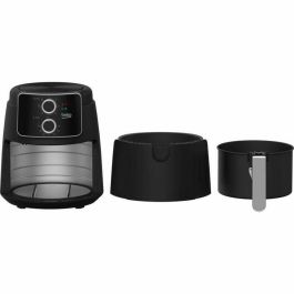 Beko Freidora sin aceite FRL2242B, 1500W, 3.9L (0.8kg), Temporizador, Negra