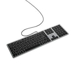 MOBILITY LAB Teclado DesignTouch con cable para MAC Space Grey MOBILITY LAB Teclado DesignTouch con cable para MAC Space Grey