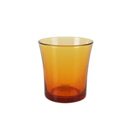 Duralex Set de 4 Vasos de 16 cl Colección Ambar Modelo Lys, Medidas 7 x 7 x 7.5 cm (12 Cajas)