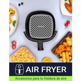 Base de silicona cuadrada para Air Fryer 18.5 cm Quttin - Inde (24 Unidades) Base de silicona cuadrada para Air Fryer 18.5 cm Quttin - Inde (24 Unidades)