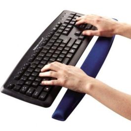 Fellowes Reposamuñecas Ergonómico para Teclado Espuma Memory Foam Azul Zafiro Base Antideslizante 476x50x16 mm