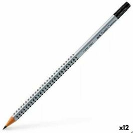 Lápiz con Goma de Borrar Faber-Castell Grip 2001 Ecológico Gris B (12 Unidades) Precio: 13.50000025. SKU: S8421560