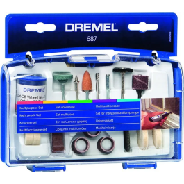 Dremel Kit para trabajos generales 687, 52 piezas
