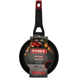 Pyrex Sartén Aluminio Forjado Optima+ 20 cm | Fondo Inducción Total, 3 Capas Antiadherentes, Mango Soft Touch, Apto Todo Tipo de Cocinas y Lavavajillas