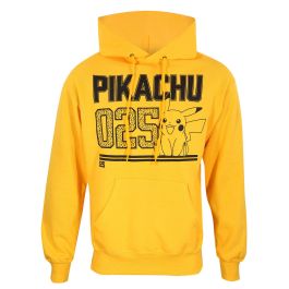 Sudadera con Capucha Unisex Pokémon Picachu Line Art Amarillo Precio: 81.95000033. SKU: D0800459