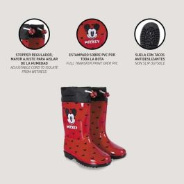 Botas de Agua Infantiles Mickey Mouse Rojo 28