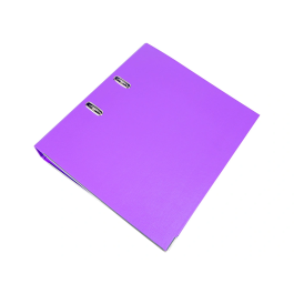 Liderpapel Documenta Archivador de Palanca A4 Forrado PVC Rado con Compresor Metálico, Lomo 52 mm, Lila
