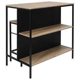 Mesa Isla Con 2 Taburetes Loka Home Deco Factory Mesa Isla Con 2 Taburetes Loka Home Deco Factory