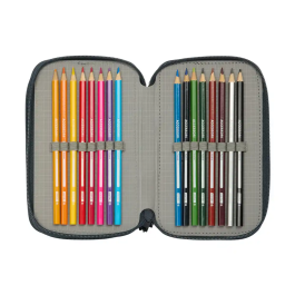 Portatodo Real Madrid C.F. Blanco 12,5 x 19,5 x 5,5 cm 37 Piezas