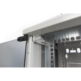 DIGITUS Carcasa Mural Combinada 254 mm (10") y 482.6 mm (19") 10U Acero IP20, Gris