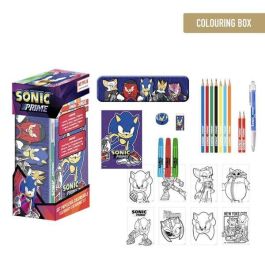 Set papelería coloreable sonic prime 11.0 x 24.0 x 9.5 cm