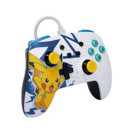 Power A NSGP0041-01 Mando con Cable Mejorado para Nintendo Switch - Diseño Pikachu High Voltage, Compatible con Switch OLED y Switch Power A NSGP0041-01 Mando con Cable Mejorado para Nintendo Switch - Diseño Pikachu High Voltage, Compatible con Switch OLED y Switch