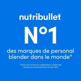 NutriBullet NBP003MA Licuadora Portátil, 70W, 0.475L, Magenta, 1 Botella Incluida