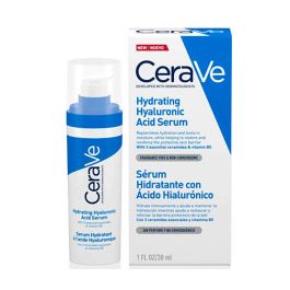 Cerave Sérum Hidratante con Ácido Hialurónico para Rostro, Hidratación 24h, 30 ml