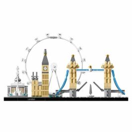 Lego 21034 Architecture Londres: Galerías, Columna, London Eye, Big Ben y Puente de la Torre. Set de Construcción +12 años